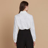 EITIE爱特爱精致木耳边直筒新中式立领暗纹衬衫上衣2025秋季新款C2509816 商品缩略图4