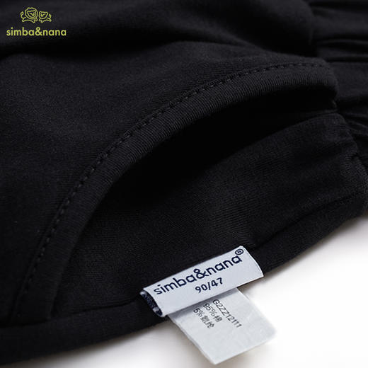 【辛巴娜娜】simbanana夏新款女童宝宝宽松休闲裤中裤五分裤薄款纯色 商品图3