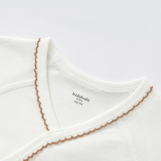 巴拉巴拉婴儿衣服宝宝连体衣睡衣款新生儿哈衣爬服简洁文艺舒适萌 商品图3