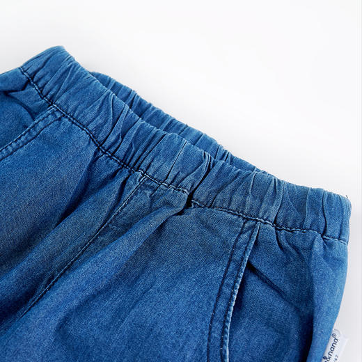 【辛巴娜娜】simbanana女童牛仔短裤夏新款中小童女孩时尚休闲裤子 商品图2