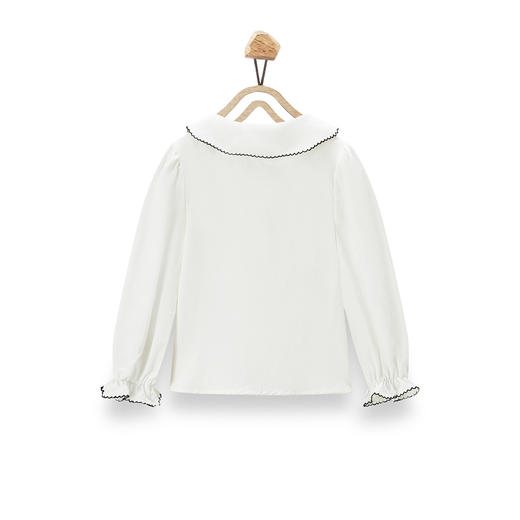 【辛巴娜娜】simbanana童装女童衬衫可爱上衣娃娃衫春秋新款宝宝小儿童纯棉衬衣 商品图1