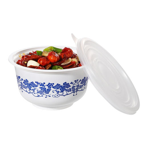 【批发】美丽雅一次性青花碗920ml*20套装 商品图1
