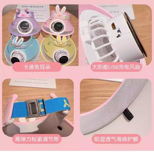 爱惨了这【伊泺杉 太阳能风扇帽】系类，儿童成人款都有 🔥这是近期我发现最实用的帽子没有之一 太阳能+USB充电，自带的风扇很友好，三档可调，自带风扇随时随地都可以凉爽！ 商品图5