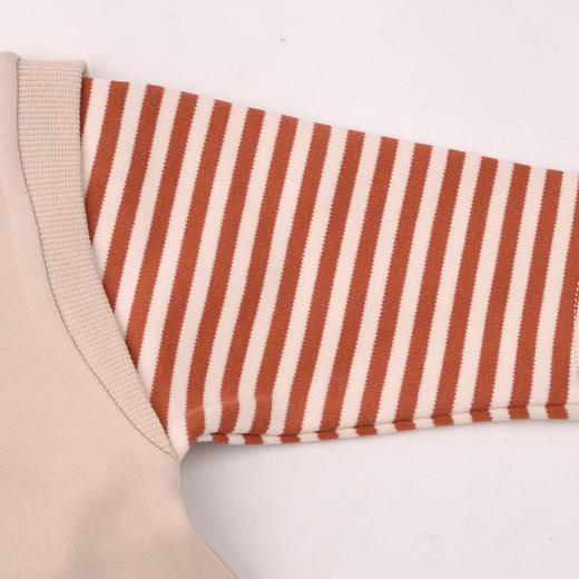 棉果果秋季新品男童奶咖色套头连体衣M312727225478 商品图4