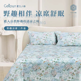 【爆款】CIELTOWN/夏尔小镇野趣凉席三件套