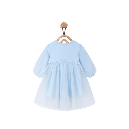 【辛巴娜娜】simbanana女童连衣裙春秋长袖衣裙女宝宝儿童网纱公主裙 商品图1