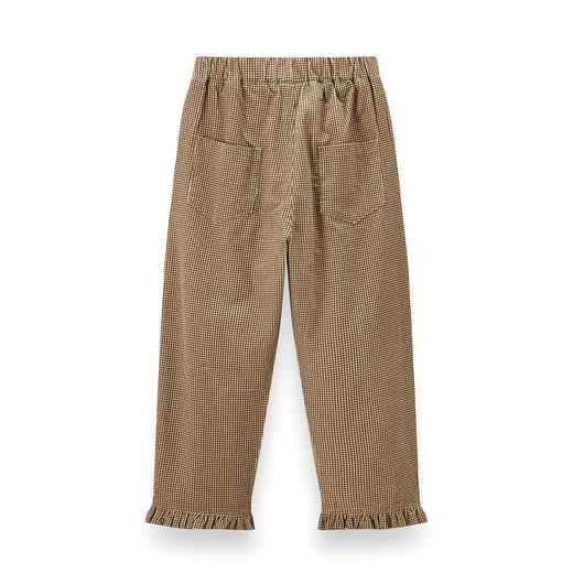 【辛巴娜娜】simbanana【大童】女童裤子新款儿童格子裤宝宝洋气长裤女孩春秋款休闲童装 商品图1