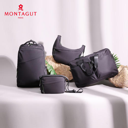 梦特娇中性时尚织物手提包活力旅行包旅行袋公文袋大容量单肩包斜挎包 绿色 商品图7