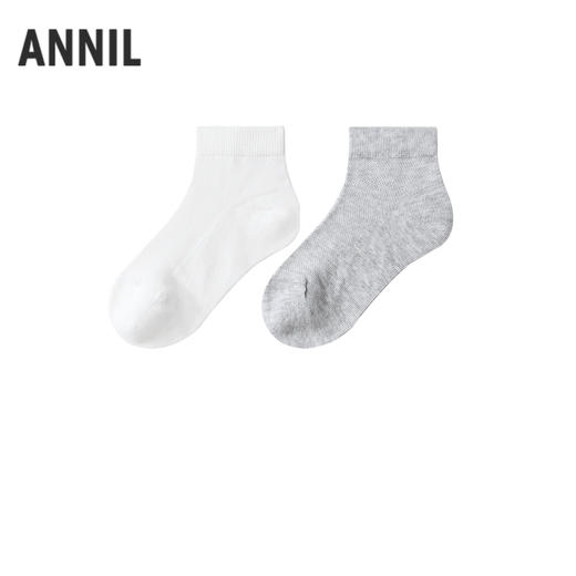 【实体店同款】男女童短袜两双装秋季新款安奈儿童装JM537008 商品图1