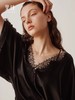 里性 LIVARY MIO 暗影 真丝蕾丝拼接系带睡袍睡裤可外穿家居服套装 商品缩略图0