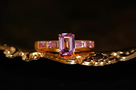 砚宝镶嵌专场｜1.14ct 紫色无烧蓝宝石 商品图10