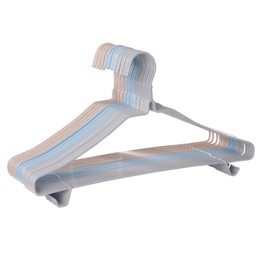 【批发】美丽雅金彩浸塑衣架中号8支入(40cm) 商品图8