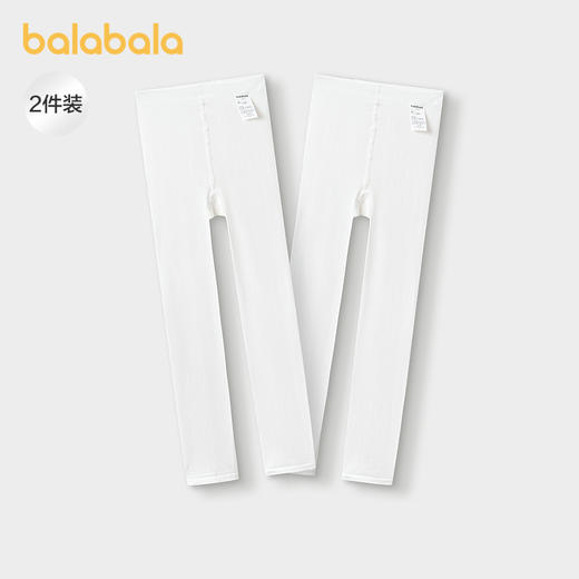 【商场同款】巴拉巴拉女童打底裤秋新品儿童打底袜舞蹈袜子两条装 商品图0