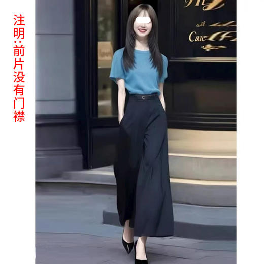 裁缝学苑AS532圆领T恤纸样阔腿裤做衣服打版裁剪样板 商品图4