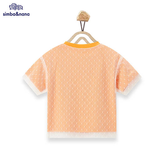 【辛巴娜娜】simbanana女童短袖t恤夏季新款儿童纯棉短T宝宝夏装上衣 商品图1