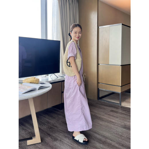 2507215    Lemair* 府绸棉 直筒连衣裙，褶子设计 商品图3