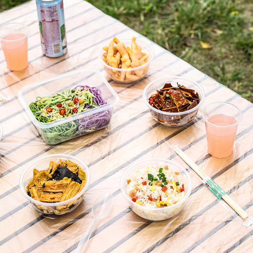 【批发】美丽雅一次性餐具组合餐具套装10人份/袋 商品图7