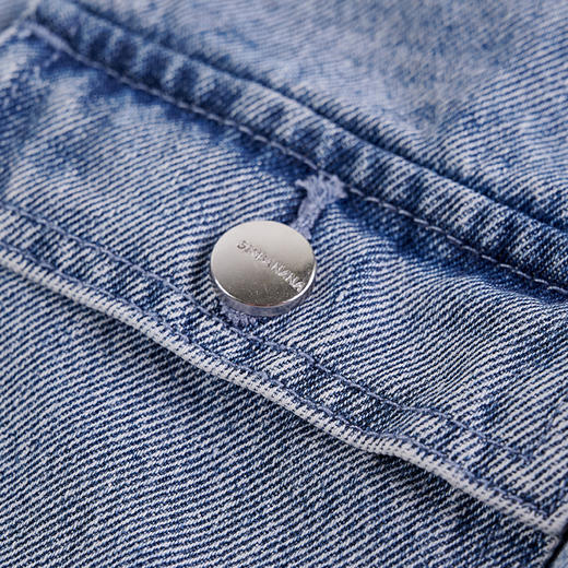 【辛巴娜娜】simbanana童装男童春季新款牛仔外套儿童工装板上衣翻领 商品图3