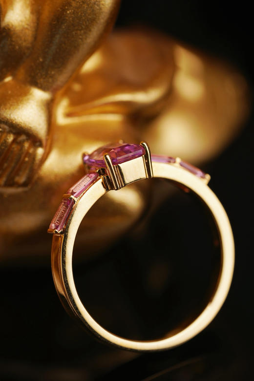 砚宝镶嵌专场｜1.14ct 紫色无烧蓝宝石 商品图5