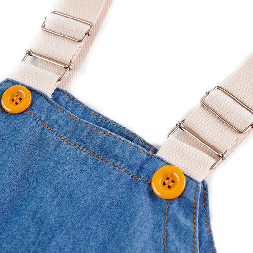 【辛巴娜娜】simbanana女宝宝时尚百搭吊带连衣裙韩版女童水洗软牛仔背带裙 商品图2