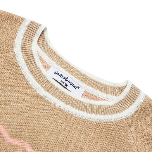 【辛巴娜娜】simbanana秋冬款女小童圆领针织衫毛衣 商品图2