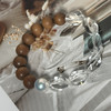 【甄珠贝】清冷风 老山檀和白水晶随形珍珠手串 商品缩略图4