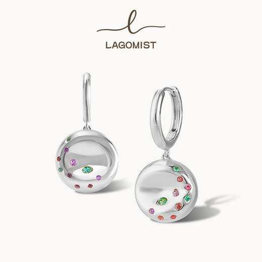 【LAGOMIST】早餐系列 | 金/银砂糖贝果耳环 商品图1