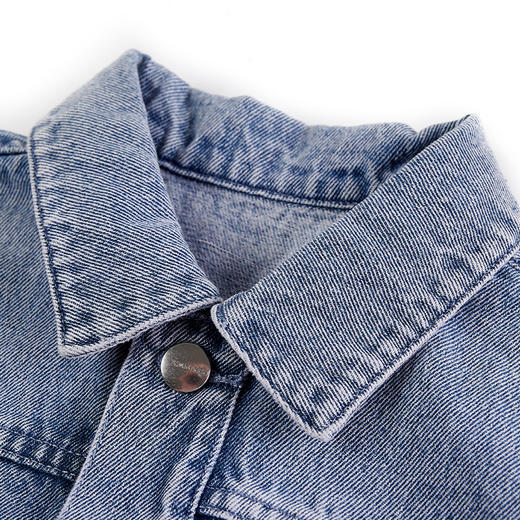 【辛巴娜娜】simbanana童装男童春季新款牛仔外套儿童工装板上衣翻领 商品图2