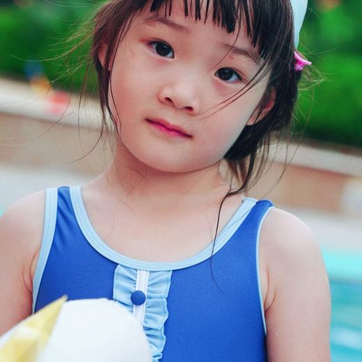 美国WOL儿童连体芭蕾泳衣/成人款夏季旅游度假无袖抗氟吊带泳衣裤|小爪衣 商品图1