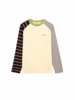 早乙女惠子saotome/STMCX252276/条纹撞色插肩袖长袖T恤 商品缩略图2