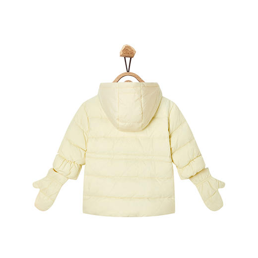 【辛巴娜娜】simbanana女宝宝羽绒服女童白鸭绒保暖蓬松外套 商品图1