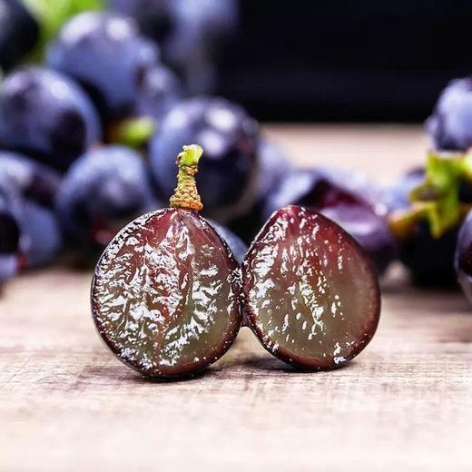 0593【国企严选，山海食材】德云夏黑葡萄无核5斤装（含包装） 商品图0