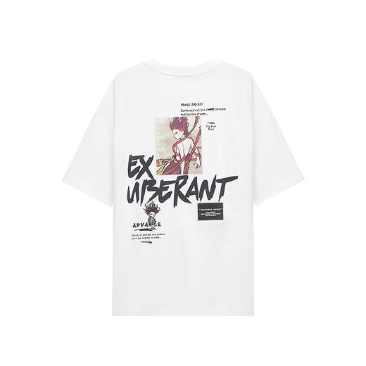 【新品上新】HX 夏季圆领短袖T恤宽松C102520132101/02 商品图1