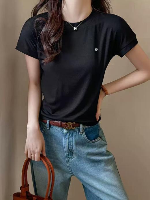 lu高级感满满天丝小蝙蝠短袖T超轻薄 商品图7