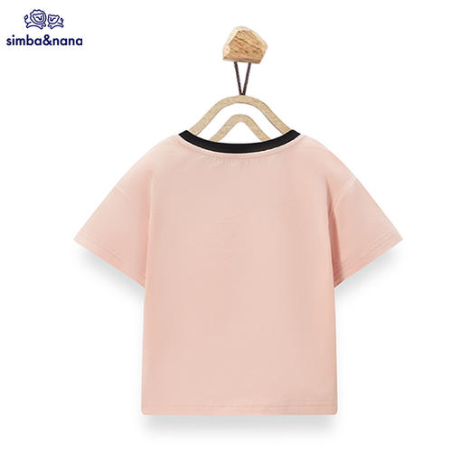 【辛巴娜娜】simbanana专柜同款 牛奶棉幼童短袖T恤宝宝可爱夏 商品图1