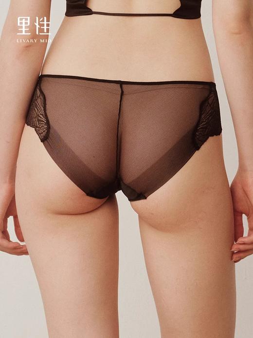 里性 LIVARY MIO 赴约性感真丝内裤舒适纯棉档中腰三角裤内裤女 商品图4