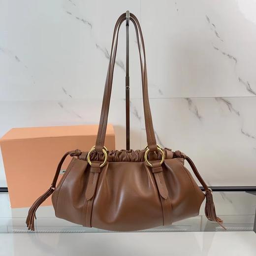 Miu Miu缪缪新款流苏抽绳饺子包(HH) 商品图8