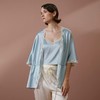 里性 LIVARY MIO 宣言 性感蕾丝真丝睡袍复古晨袍家居服 商品缩略图6
