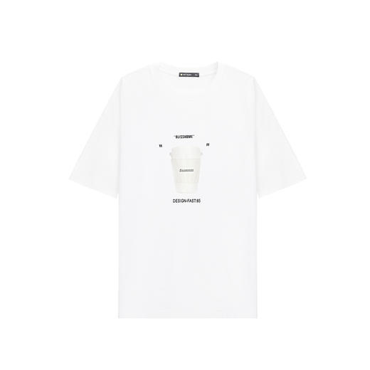 【断码清仓】HX 夏季圆领短袖T恤微宽松C102520144101/02 商品图2