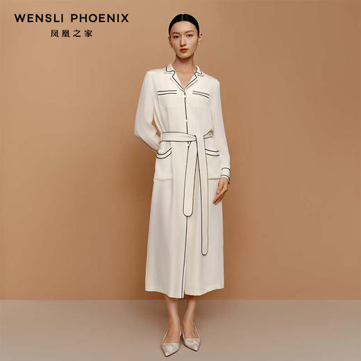 凤凰之家“月色吟”家居服睡袍 商品图0