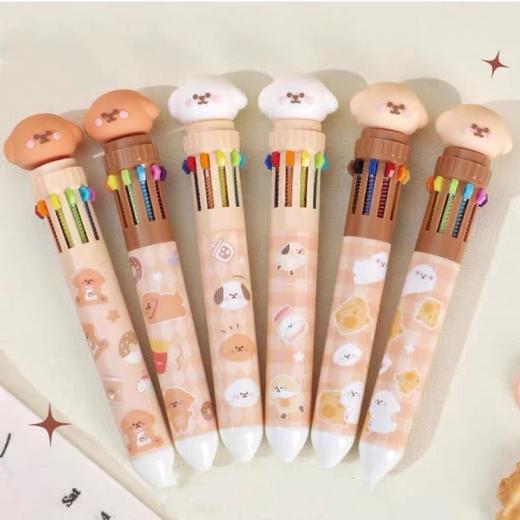 芝士小狗十色圆珠笔 商品图0