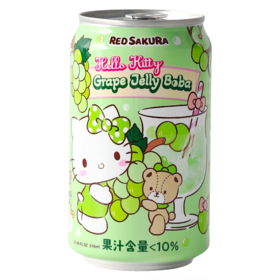台湾 三丽鸥 葡萄味饮料310ml