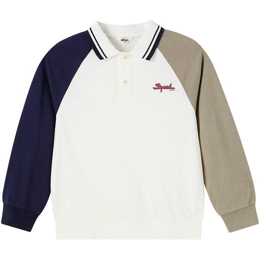 【实体店同款】男童翻领长袖针织衫秋季新款安奈儿童装AB531116 商品图5