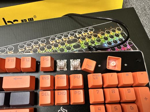 机械键盘 104键办公电竞游戏笔记本台式电脑有线键盘 静界 商品图2