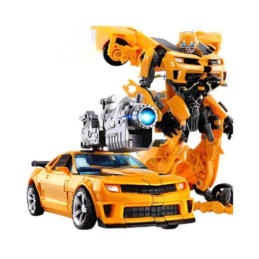 【变形金刚狂潮来袭🔥】合金版大黄蜂&擎天柱手办，车形机器人自由切换⚡男孩的武装玩具！ 商品图4