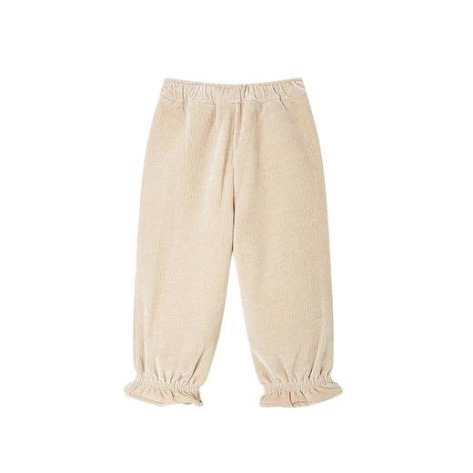 【辛巴娜娜】simbanana秋冬束脚条绒面料秋季新款加厚裤子幼儿女宝宝 商品图1