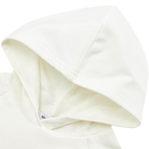 【辛巴娜娜】simbanana儿童洋气带帽小宝宝纯色字母珠片上衣女 商品图2