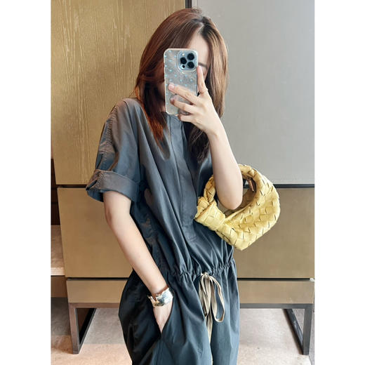 2507215    Lemair* 府绸棉 直筒连衣裙，褶子设计 商品图7