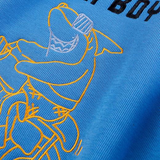 【辛巴娜娜】simbanana【大童】秋冬款男中大童字母刺绣连帽卫衣宽松百搭 商品图2