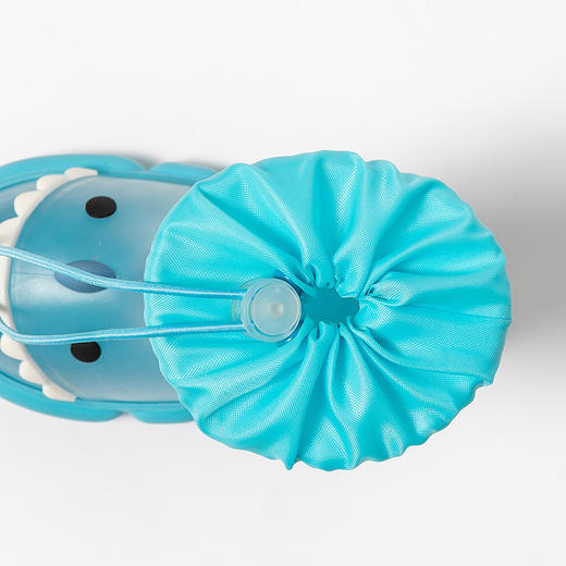 【鲨鱼来袭，萌物出没！】儿童透明雨鞋 男女童幼儿园防滑 小孩鲨鱼雨靴 可爱宝宝 彩虹豆胶鞋萌-QA 商品图3